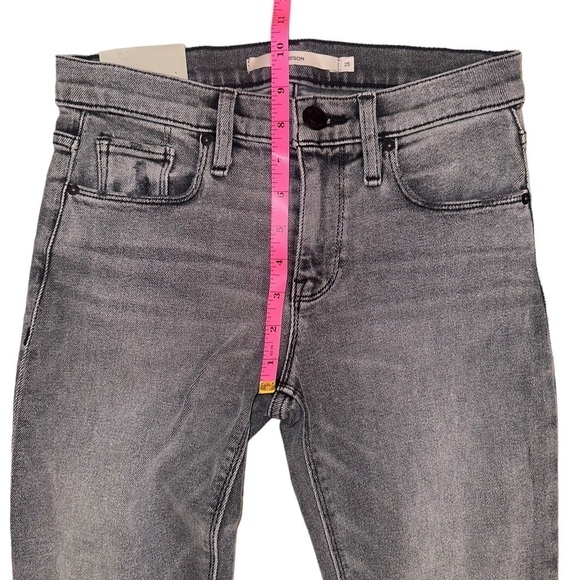 HUDSON Nico Mid-Rise Super Skinny Ankle Deconstructed Jean Size 25 - Picture 13 of 16